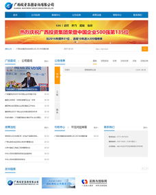广西投资集团咨询官网正式上线——开启网络投资管理新篇章